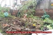 Bộ đội biên phòng giúp dân khắc phục hậu quả giông lốc