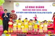 Đồng chí Phó Bí thư Thường trực Tỉnh ủy dự khai giảng Trường mầm non Tô Quyền