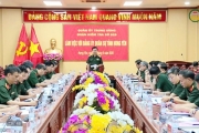 Ban Thường vụ Quân ủy Trung ương làm việc với Đảng ủy Quân sự tỉnh