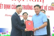Công bố quyết định của Bộ trưởng Bộ Y tế về công tác cán bộ