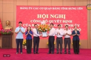 Công bố quyết định về công tác cán bộ 