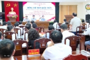 Đồng chí Phó Bí thư Thường trực Tỉnh ủy làm việc với các địa phương 