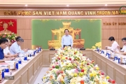 Họp Ban Thường vụ Tỉnh ủy 