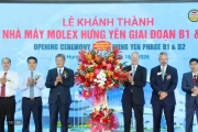 Khánh thành dự án mở rộng lớn nhất của Công ty Molex tại Việt Nam