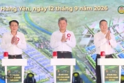 Khởi công Khu công nghiệp Thổ Hoàng và Cụm công nghiệp Lạc Đạo 