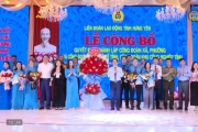 Thành lập tổ chức công đoàn mới 