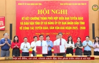 Ký kết chương trình phối hợp