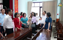 Hội đồng thẩm định trường Ch&iacute;nh trị Nguyễn Văn Linh đạt chuẩn mức 1