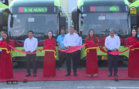 Khai trương tuyến bus điện Hưng Y&ecirc;n &ndash; H&agrave; Nội 