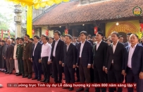 D&acirc;ng hương kỷ niệm 800 năm s&aacute;ng lập Vương triều Trần