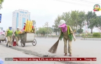 C&ocirc;ng nh&acirc;n m&ocirc;i trường lao động ng&agrave;y gi&aacute;p Tết