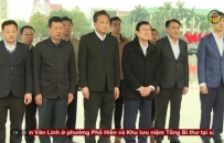 Nguy&ecirc;n Chủ tịch nước Trương Tấn Sang d&acirc;ng hương tưởng nhớ Tổng B&iacute; thư Nguyễn Văn Linh