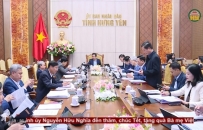 UBND tỉnh xem x&eacute;t một số nội dung quan trọng