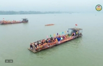 Rước nước tại lễ hội đền Đa H&ograve;a &ndash; Dạ Trạch