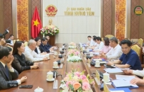 Chủ tịch UBND tỉnh l&agrave;m việc với doanh nghiệp nước ngo&agrave;i 