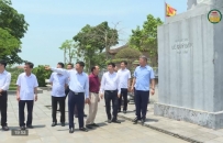 Kiểm tra tiến độ t&ocirc;n tạo Khu lưu niệm Danh nh&acirc;n văn h&oacute;a L&ecirc; Qu&yacute; Đ&ocirc;n 