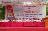 X&atilde; B&igrave;nh Định khai mạc Đại hội Thể dục thể thao