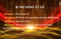 Hướng dẫn công tác nhân sự cấp uỷ, cấp xã