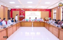 Thường trực Tỉnh ủy l&agrave;m việc với Ban Tổ chức Tỉnh ủy