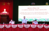 Đo&agrave;n c&ocirc;ng t&aacute;c số 1 l&agrave;m việc với c&aacute;c x&atilde; 