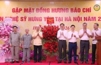  Gặp mặt đồng hương b&aacute;o ch&iacute;, văn nghệ sĩ Hưng Y&ecirc;n tại H&agrave; Nội