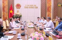 UBND tỉnh l&agrave;m việc với Tập đo&agrave;n BRG