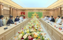 Đồng chí Bí thư Tỉnh ủy Nguyễn Hữu Nghĩa tiếp và làm việc với đoàn công tác Tập đoàn Sumitomo
