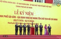 50 năm th&agrave;nh phố S&agrave;i G&ograve;n - Gia Định mang t&ecirc;n Chủ tịch Hồ Ch&iacute; Minh
