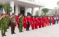 Các xã, phường tổ chức Lễ chào cờ 