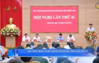 Hội nghị Ban chấp hành Đảng bộ tỉnh lần thứ 41