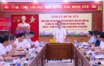 Đồng ch&iacute; B&iacute; thư Tỉnh ủy l&agrave;m việc tại một số địa phương