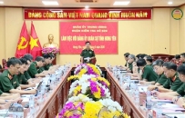 Ban Thường vụ Qu&acirc;n ủy Trung ương l&agrave;m việc với Đảng ủy Qu&acirc;n sự tỉnh