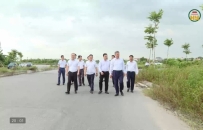 Chủ tịch UBND tỉnh kiểm tra, khảo s&aacute;t việc x&acirc;y dựng một số trường THPT 