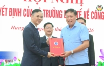 C&ocirc;ng bố quyết định của Bộ trưởng Bộ Y tế về c&ocirc;ng t&aacute;c c&aacute;n bộ