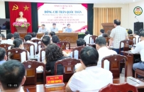 Đồng ch&iacute; Ph&oacute; B&iacute; thư Thường trực Tỉnh ủy l&agrave;m việc với c&aacute;c địa phương 