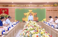 Họp Ban Thường vụ Tỉnh ủy 