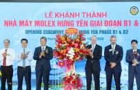 Kh&aacute;nh th&agrave;nh dự &aacute;n mở rộng lớn nhất của C&ocirc;ng ty Molex tại Việt Nam