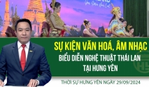 Thời sự Hưng Yên Chủ nhật ngày 29/09/2024