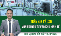 Thời sự Hưng Y&ecirc;n thứ Bảy ng&agrave;y 15/8/2026