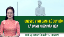 Thời sự Hưng Yên thứ Bảy ngày 1/11/2025