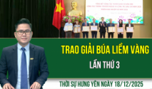 Thời sự Hưng Y&ecirc;n thứ Năm ng&agrave;y 18/12/2025