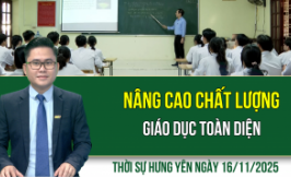 Thời sự Hưng Yên Chủ nhật ngày 16/11/2025