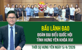 Thời sự Hưng Y&ecirc;n Chủ nhật ng&agrave;y 5/4/2026