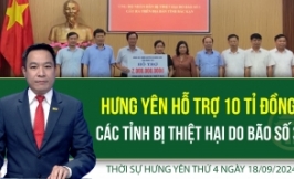 Thời sự Hưng Y&ecirc;n thứ 4 ng&agrave;y 18/09/2024