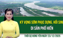 Thời sự Hưng Y&ecirc;n thứ Ba ng&agrave;y 23/12/2025