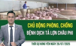 Thời sự Hưng Yên thứ Bảy ngày 26/07/2025