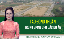 Thời sự Hưng Y&ecirc;n thứ Hai ng&agrave;y 04/11/2024