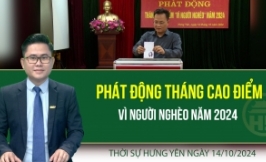 Thời sự Hưng Yên thứ Hai ngày 14/10/2024