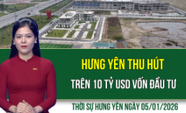 Thời sự Hưng Y&ecirc;n thứ Hai ng&agrave;y 5/1/2026