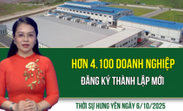 Thời sự Hưng Yên thứ Hai ngày 6/10/2025
